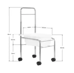 Kolica sa posudom za pedikir pedi 01 03.webp